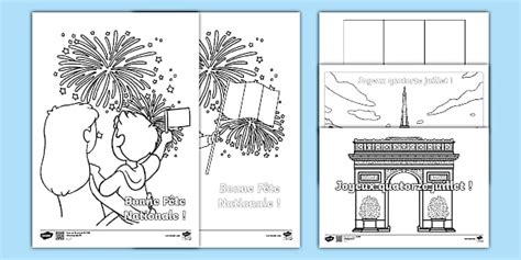 👉 French: Bastille Day Colouring Pages - KS1