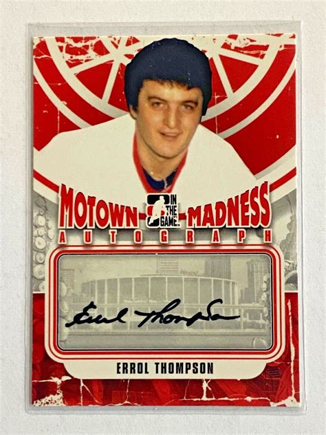 2012-13 ITG In the Game Motown Madness Autograph - You Pick AUTO From ...