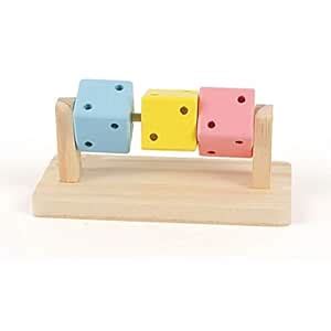 Hamster Interactive Toy Cubu Stand for Small Animals Exercise Upper ...