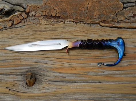 Handmade-railroad-spike-knife-Blacksmith-forged-Trench-M3-style-blade ...