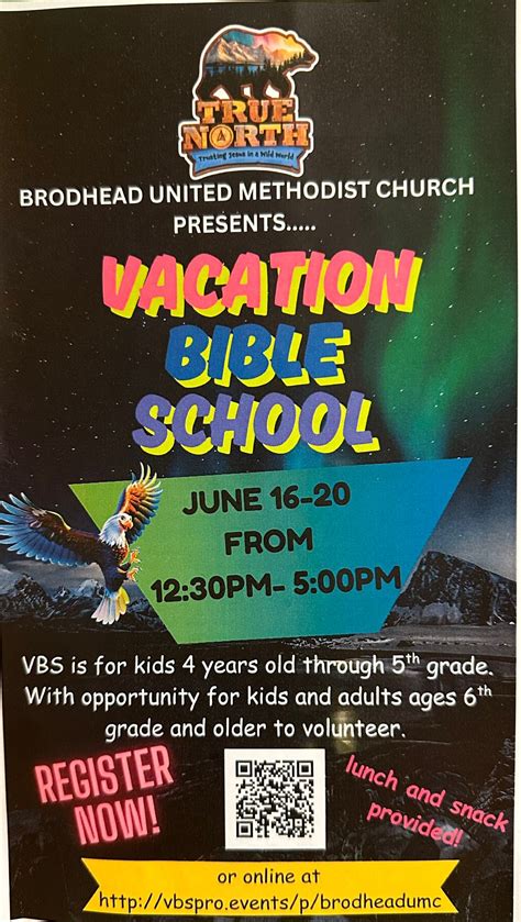 Vacation Bible School: TRUE NORTH , 501 1st Center Ave, Brodhead, WI ...