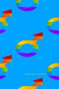 Rainbow Male Mars Symbol Undated Journal for Ambitious Writers, List ...