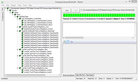Visual Studio NUnit 的图像结果