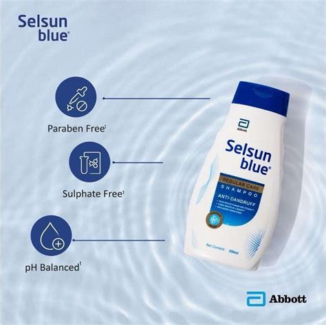 Selsun Blue Regular Care Anti Dandruff Shampoo, Clears away dandruff ...
