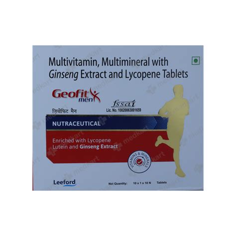 GEOFIT MEN TABLET 10'S : View Price, Combination and Alternatives | Medkart