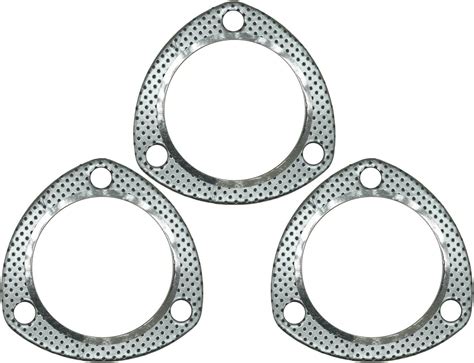 Buy Dsnaduo 3-Bolt 3 inch Exhaust Flange Gasket Turbo/Manifold/Header ...
