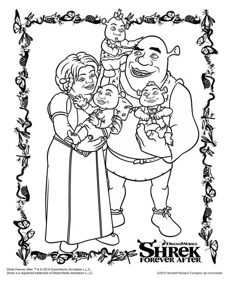 Shrek Coloring Pages