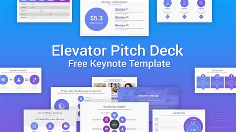 Top 43+ Free Keynote Pitch Deck Templates Key