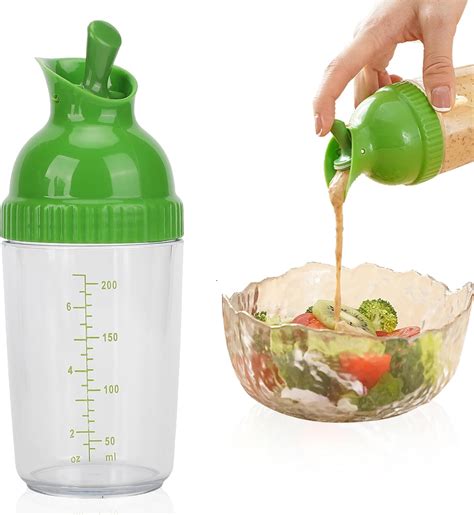 Amazon.com: VINGVO 200ml Salad Dressing Container, Condiment Bottles ...