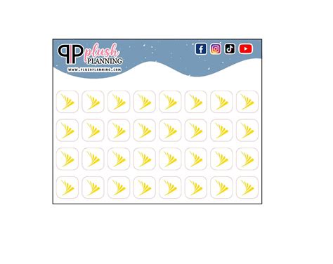 Sprint Icon Planner Stickers, Bill Tracker, Removable Matte Paper - Etsy