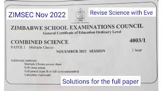 Image result for Zimsec Science Exam Tips