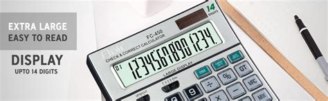Flair FC-450 Desktop Series Basic Calculator | 14 Digits Calculator ...