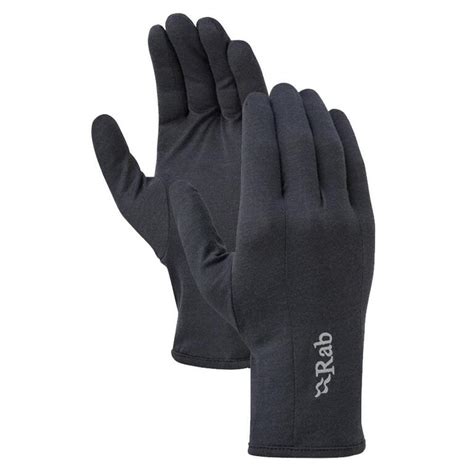 Rab Forge 160 Merino Liner Gloves Ebony