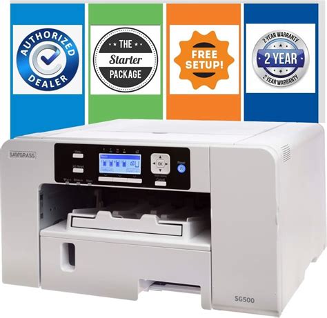 Sawgrass SG500 Sublimation Printer - Bundle - with Starter kit of ...