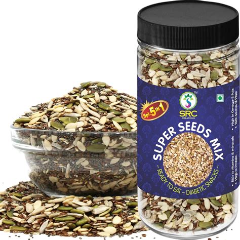 SRC CREATIONS 5-in-1 Super Seed Mix Ready to Serve | Super Food ...
