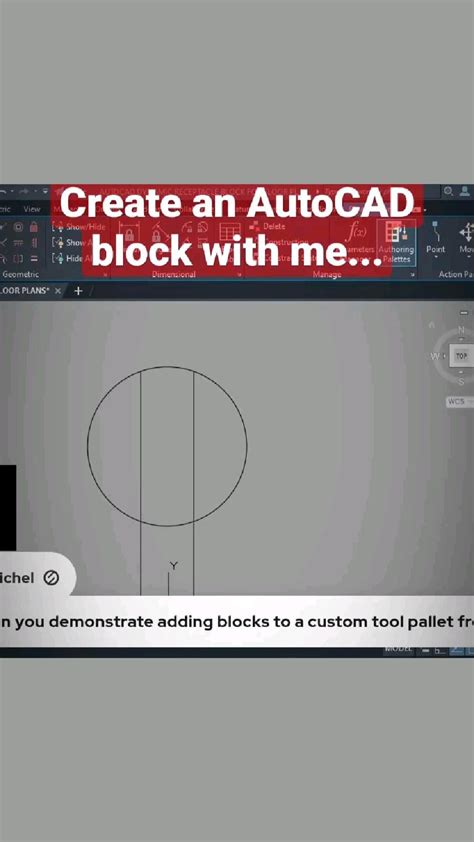 Image result for Using Block in AutoCAD 2019