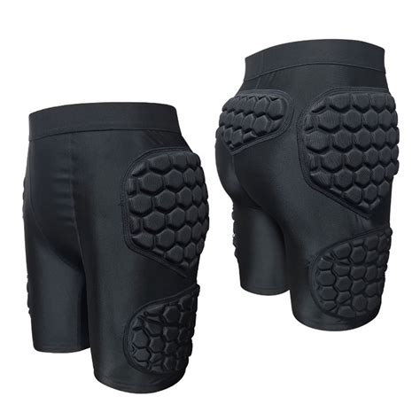 Goalkeeper Padded Compression Shorts Youth Uniforms Soccer EVA Thick ...