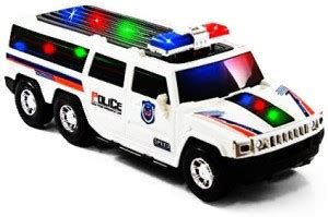 TOY KINGDOM Police Car for Kids with Light & Sound, 360 Degree Rotating ...