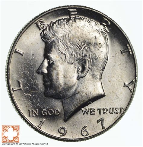 40% SILVER 1967 Kennedy Half Dollar | Property Room