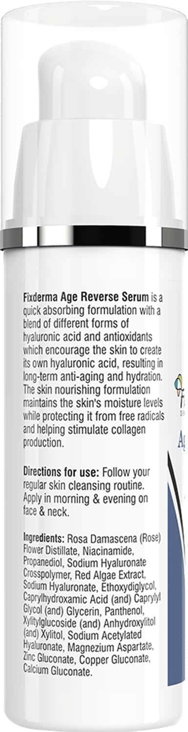 Buy FIXDERMA AGE REVERSE 5% HYALURONIC ACID ANTI AGING FACE SERUM ...