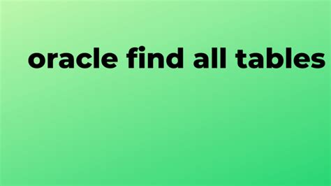 Image result for How to Find Table with Name in SQL