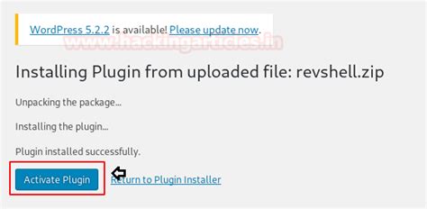 WordPress: Reverse Shell - Hacking Articles