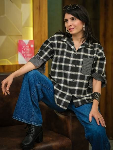 Women Checkered Shirts - Buy Women Checkered Shirts online at Best ...