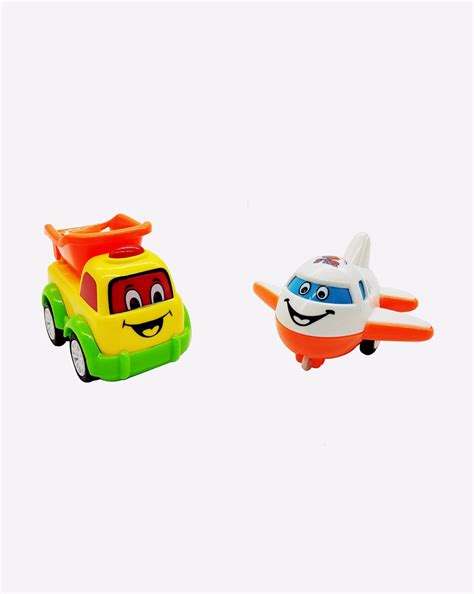Pack of 7 Mini Pull Back and Go Friction Powered Vehicles Toys | LOTB1 ...