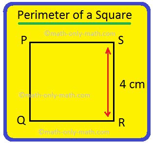 Image result for Perimeter of a Square Example
