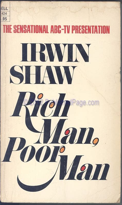 Rich Man, Poor Man : Amazon.in: Books