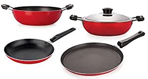 Buy Nirlon 3 Layer Non-Stick Coated Dishwasher Safe Cookware Essential ...