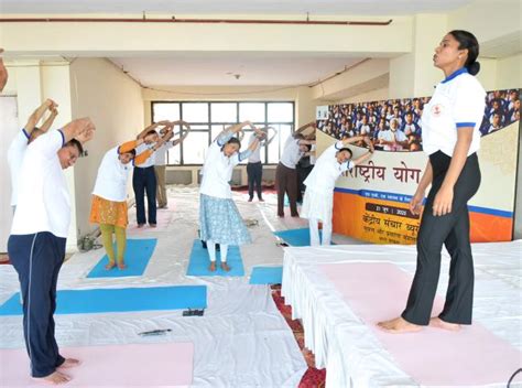 Glimpses of 11th International Yoga Day celebrations organised by ...