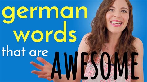 Cool german words in english - snoafrica