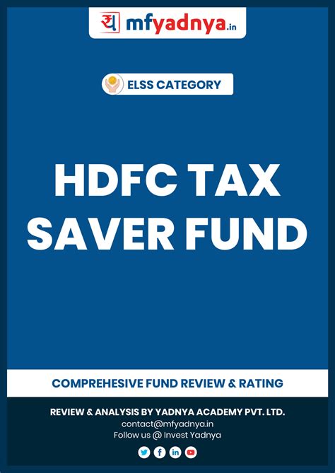 This e-book offers a comprehensive mutual fund review of HDFC Tax Saver ...