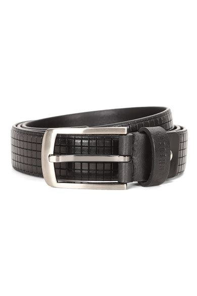 Buy Men Black Business Casual Belt Online - 261341 | Van Heusen