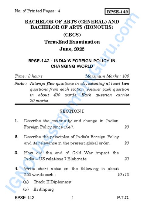 BPSE-142 June2010-June2023 Ignouassignment Guru - BPSE-142 1 P.T. BPSE ...