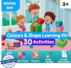 Little Olive Newton Box 5 in 1 Learning and Education Gift Set | Color ...