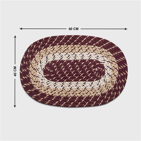Buy Corsica Braided Cotton Rug - 40x60cm from Corsica by Home Centre at ...