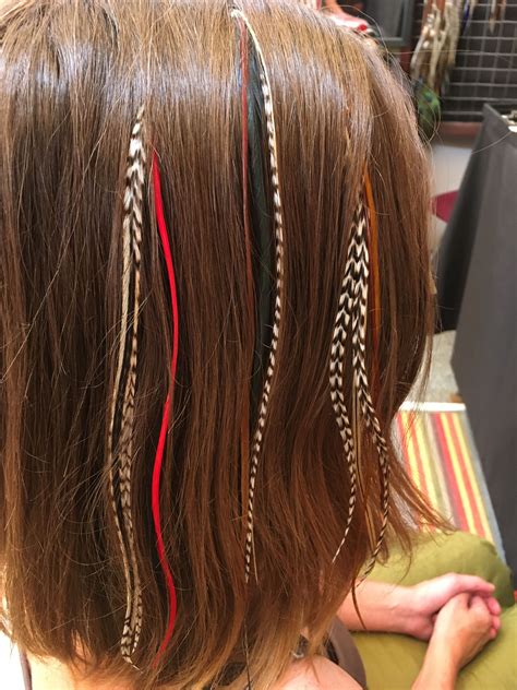 Hair feather extension ️ | Feather hair extensions, Feathered ...