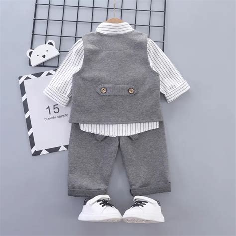 Stylish 3-Piece Baby Boys’ Suit – Soft & Elegant – Crazy Toes
