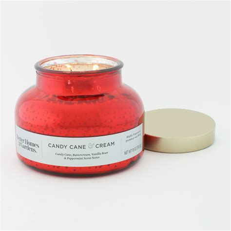 Buy Better Homes & Gardens 18oz Candy Cane & Cream Mercury 2-Wick Jar ...
