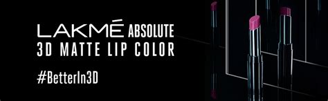 Buy Lakme Absolute 3D Lipstick| Maroon Magic| 3.6 g Online at Low ...