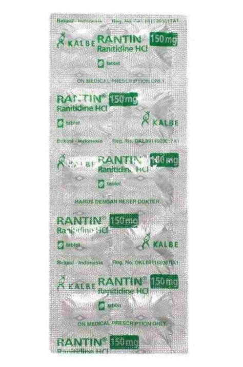 Rantin - Manfaat, Dosis, dan Efek Samping - Alodokter