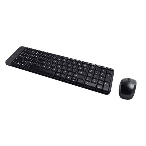 Buy LOGITECH MK220 Full Size Membrane Wired Keyboard and Mouse Combo ...