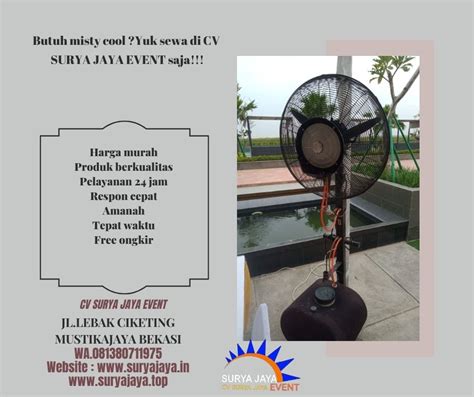 Rental Misty Cool Harga Anti Mahal Di Jabodetabek