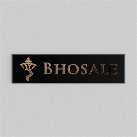 Bellissimo Brass Name Plate - Ganesha – Housenama