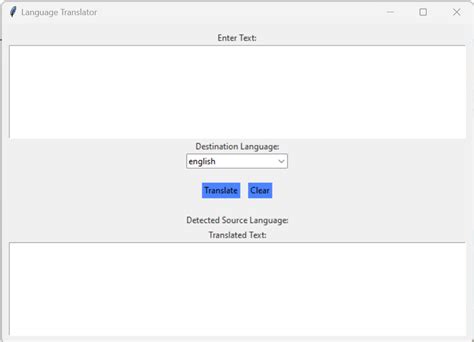 Language Translator Project Using Python 的图像结果