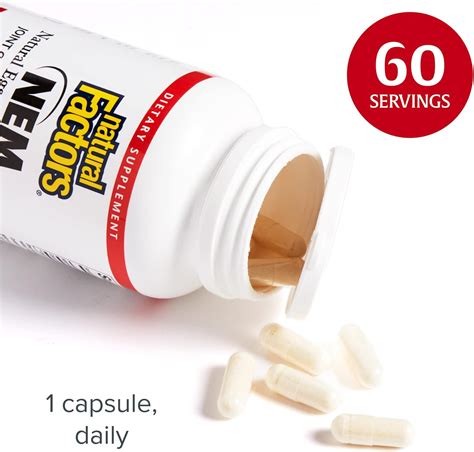 Buy Natural Factors, NEM Natural Eggshell Membrane, Promotes Joint ...