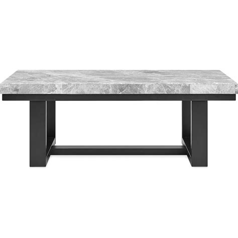 Artemis Marble Coffee Table - Gray | Value City Furniture
