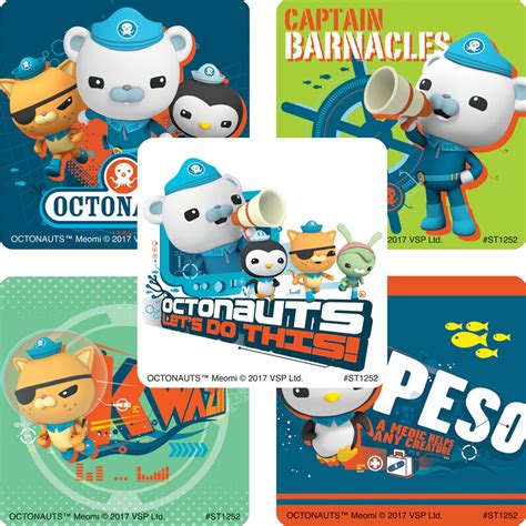 Buy SmileMakers Octonauts Stickers - Prizes 100 per Pack Online at ...